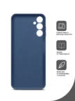 Чехол BORASCO Microfiber Case Samsung Galaxy A16 4G синий 2