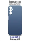 Чехол BORASCO Microfiber Case Samsung Galaxy A16 4G синий 1