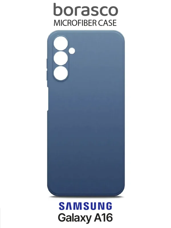 Чехол BORASCO Microfiber Case Samsung Galaxy A16 4G синий 1