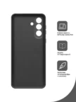 Чехол BORASCO Microfiber Case Samsung Galaxy A56 (Черный) 2