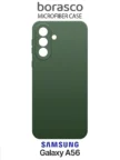 Чехол BORASCO Microfiber Case Samsung Galaxy A56 зеленый опал 1