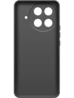 Чехол BORASCO Silicone Case матовый Tecno Camon 30S (Черный) 2