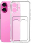 Чехол BORASCO силиконовый Apple iPhone 16 прозр. 1