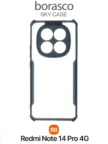 Чехол BORASCO Sky Case Xiaomi Redmi Note 14 4G (Синий) 1