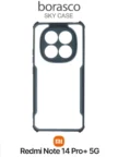 Чехол BORASCO Sky Case Xiaomi Redmi Note 14 Pro + 5G (Синий) 1