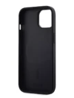 Чехол DKNY для iPhone 15 чехол PU Grained Metal logo Hard Black (MagSafe) 2