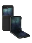 Чехол UNIQ для Galaxy Z Flip6 ORA Premium leatherette Black 2