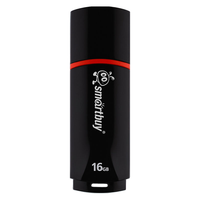 USB Флеш накопитель SMARTBUY 16GB CROWN USB 2.0 (Черный) 1