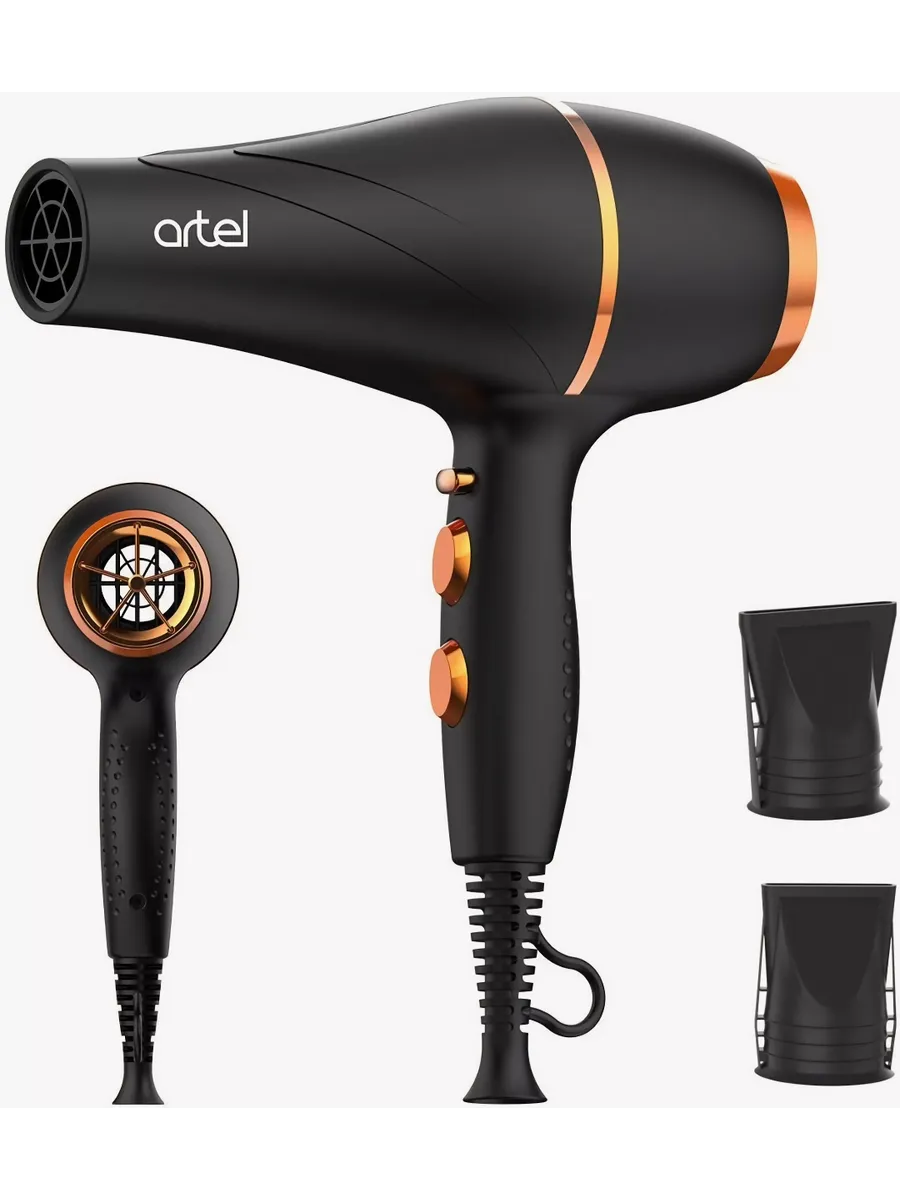 Фен ARTEL ART-HD-100 (Черный) 1 Фен ARTEL ART-HD-100 (Черный) 1