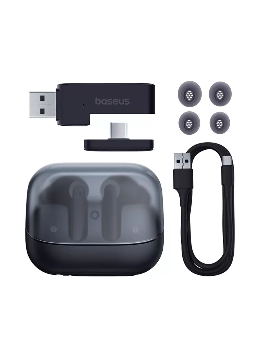Гарнитура TWS BASEUS AeQur G10 (Черная) 1 Гарнитура TWS BASEUS AeQur G10 (Черная) 1