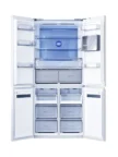 Холодильник CENTEK CT-1746 NF White Glass 2