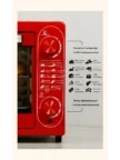 Электропечь NEKO N46KMF0 (Красная) 2