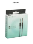 Кабель BOROFONE BL1 Audiolink AUX (Черный) (6957531080015) 3