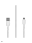 Кабель CARMEGA USB-A - Type-C 1m (Белая) 5