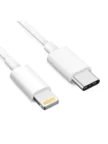 Кабель CARMEGA USB Type-C - Lightning 1m (Белый) 7