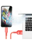 Кабель DEFENDER F207 USB-A - Type-C 2.4A 1m (Желтый) 3