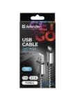Кабель DEFENDER USB09-03T PRO USB-A - Type-C 2.1A 1m (Белый) 3