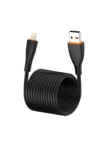 Кабель EOFE AL21 USB-A - Lightning 1m (Черный) 2