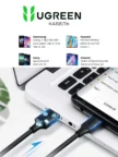 Кабель GRIFON GC-U09C USB - Type-C 10A 1.5m (Красный) 4