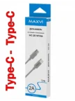 Кабель MAXVI MC-20 USB - Type-C (Белый) 1
