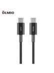 Кабель OLMIO SIMPLE Type-C - Type-C 1.2m 60W USB2.0 (Черный) 2