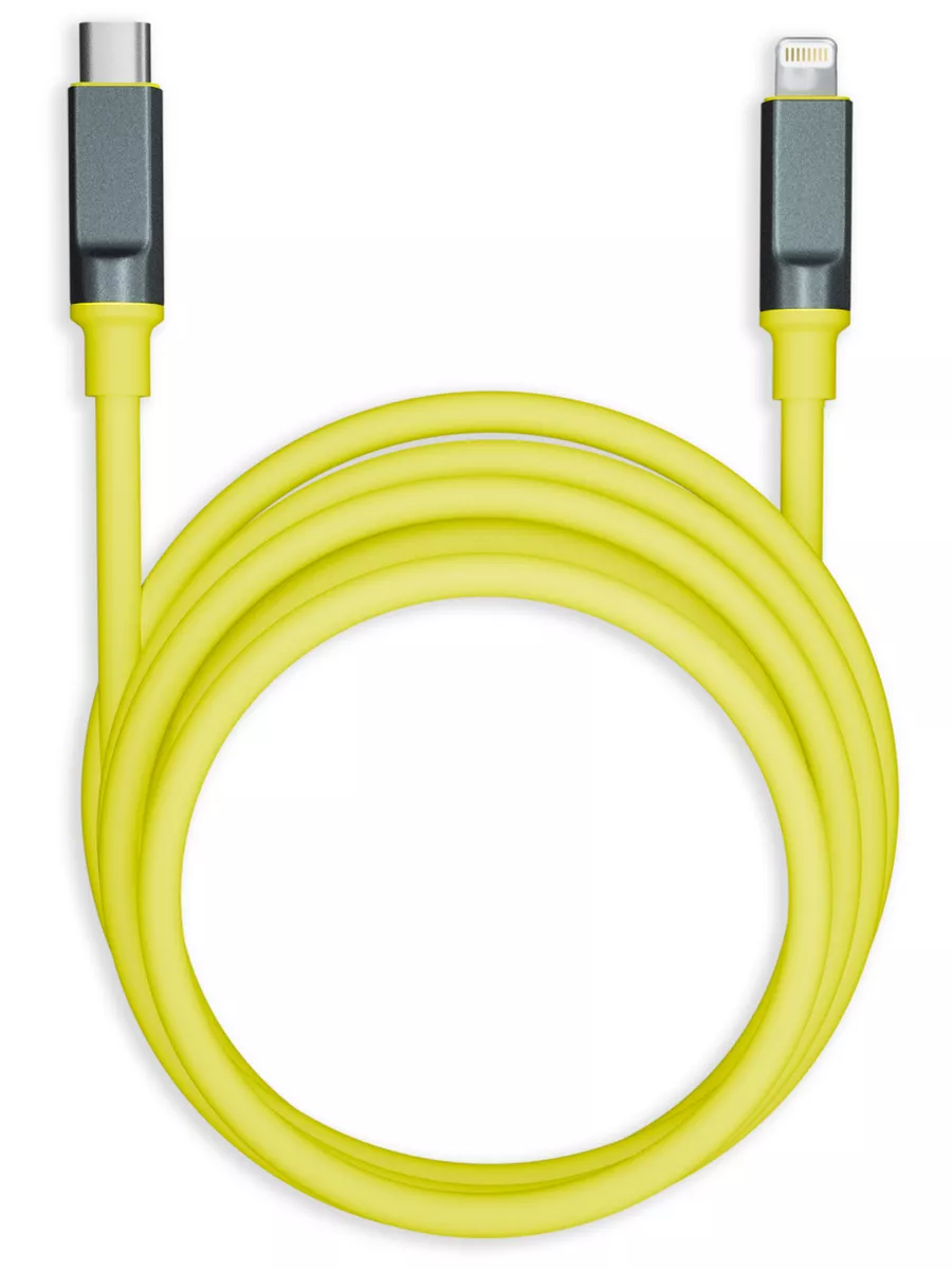 Кабель передачи данных SmartBuy BOLD Type-C - Lightning 1m (Желтый) 1 Кабель передачи данных SmartBuy BOLD Type-C - Lightning 1m (Желтый) 1