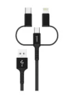 Кабель PERO DC-06 Universal 3 in 1 (Lightning/micro USB/Type-C), 2А, 2м (Cиний) 1