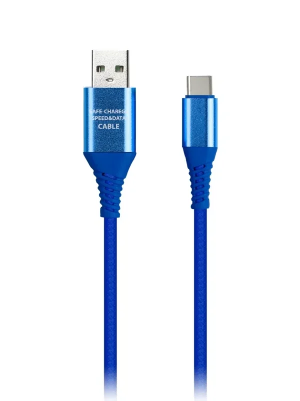 Кабель SMARTBUY GEAR USB - Type-C 1m (Синий) 1