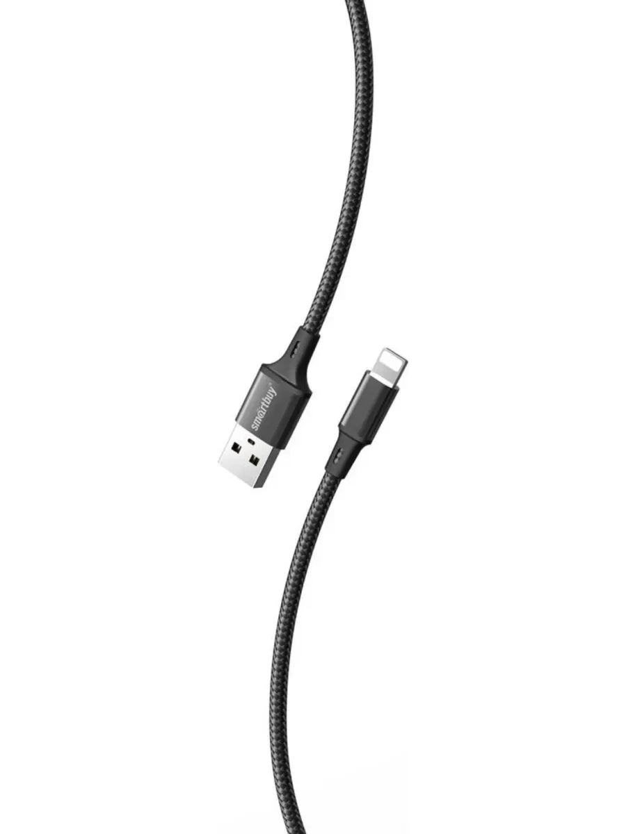 Кабель SMARTBUY S14 USB - Lightning 1m (Черный) 1 Кабель SMARTBUY S14 USB - Lightning 1m (Черный) 1