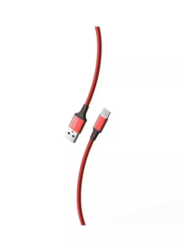 Кабель SMARTBUY S14 USB - USB Type-C 2m (Красно-черный) 1