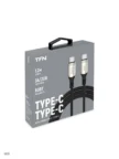 Кабель TFN BLAZE USB-A - Type-C 1,2m (Серебристый) 2