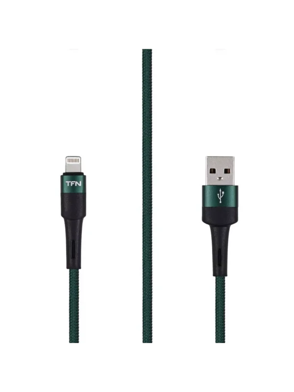 Кабель TFN ENVY USB-A - Lightning 1,2m (Зеленый) 1