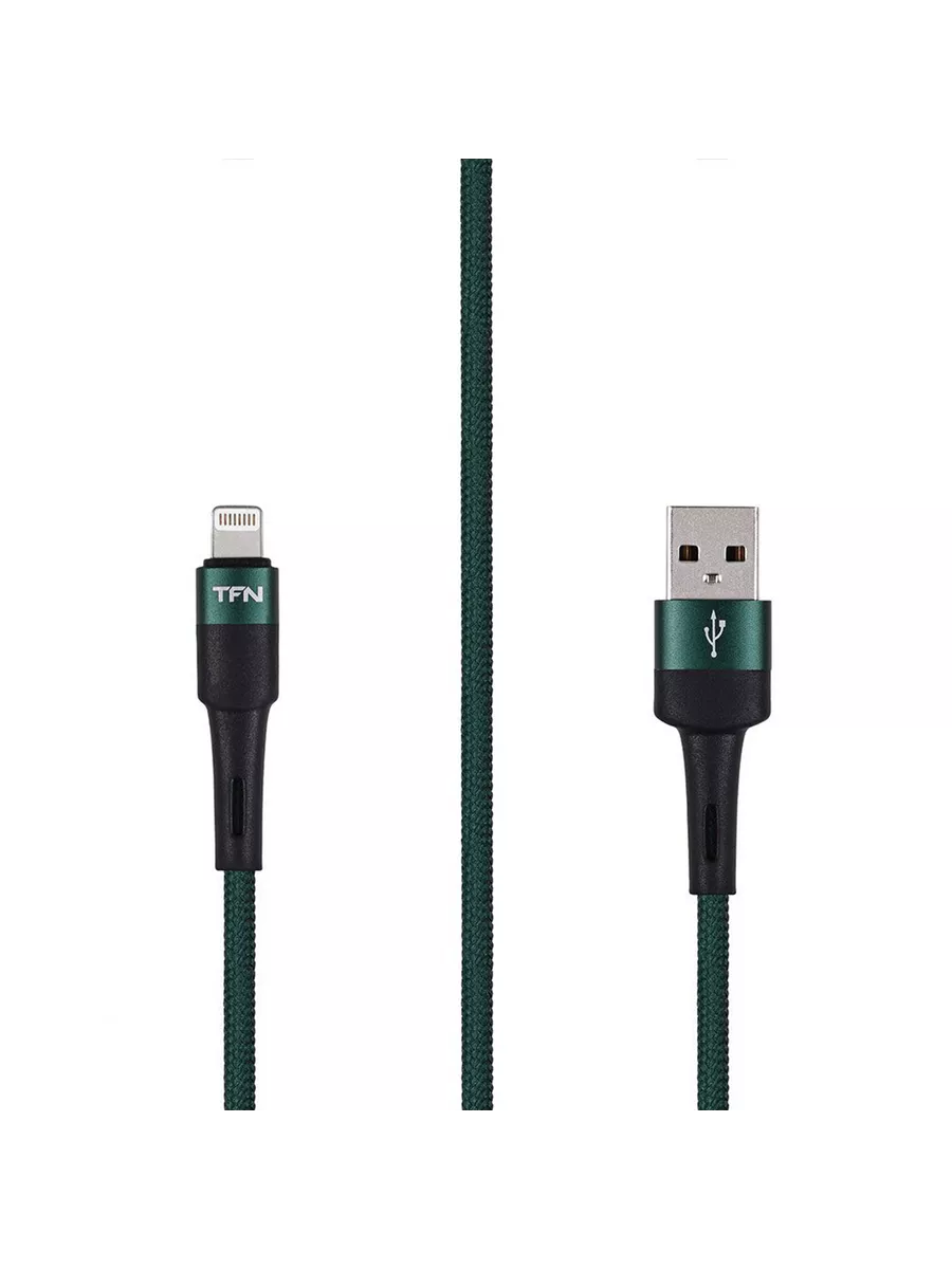 Кабель TFN ENVY USB-A - Lightning 1,2m (Зеленый) 1 Кабель TFN ENVY USB-A - Lightning 1,2m (Зеленый) 1