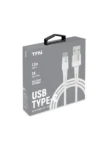 Кабель TFN ENVY USB-A - Type-C 1,2m (Белая) 2