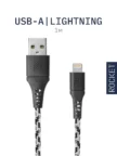 Кабель TFN FORZA USB-A - Lightning 1m (Steel) 1