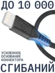 Кабель TFN FORZA USB-A - Lightning 1m (Steel) 9