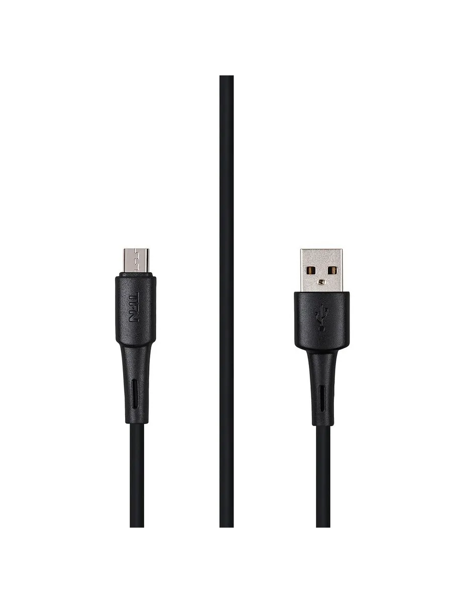 Кабель TFN USB-A - micro-USB 2m (Черный) (TFN-CMICUSB2MBK) 1 Кабель TFN USB-A - micro-USB 2m (Черный) (TFN-CMICUSB2MBK) 1