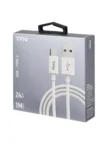 Кабель TFN USB-A - Type-C 1m (Белый) (TFN-CUSBCUSB1MTPWH) 3