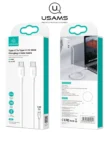 Кабель USAMS US-SJ584 Type-C - Type-C 100W PD 1.2m (Черный) 2