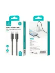 Кабель USAMS US-SJ711 Type-C - Type-C 60W PD (Черный) 2
