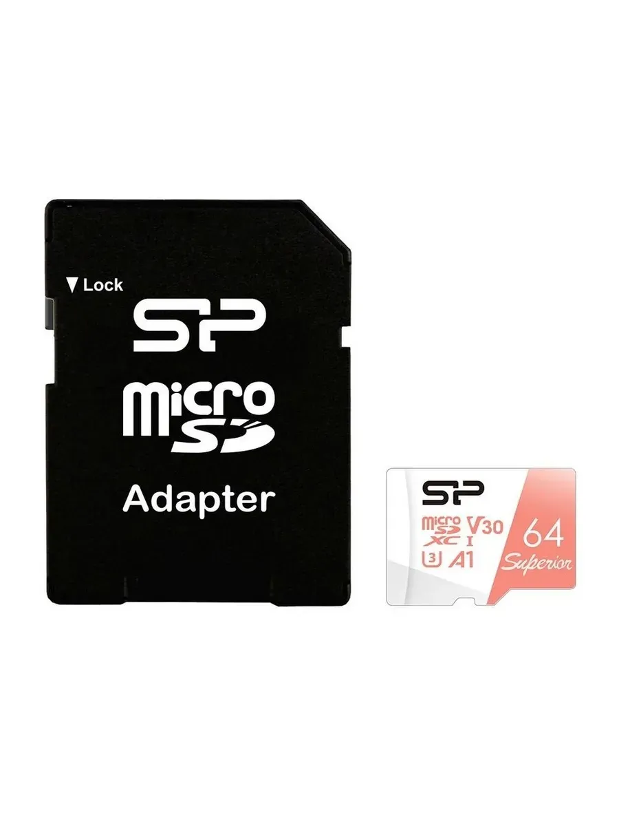 Карта памяти SILICON POWER Superior A1 64GB (SP064GBSTXDV3V20SP) 1 Карта памяти SILICON POWER Superior A1 64GB (SP064GBSTXDV3V20SP) 1