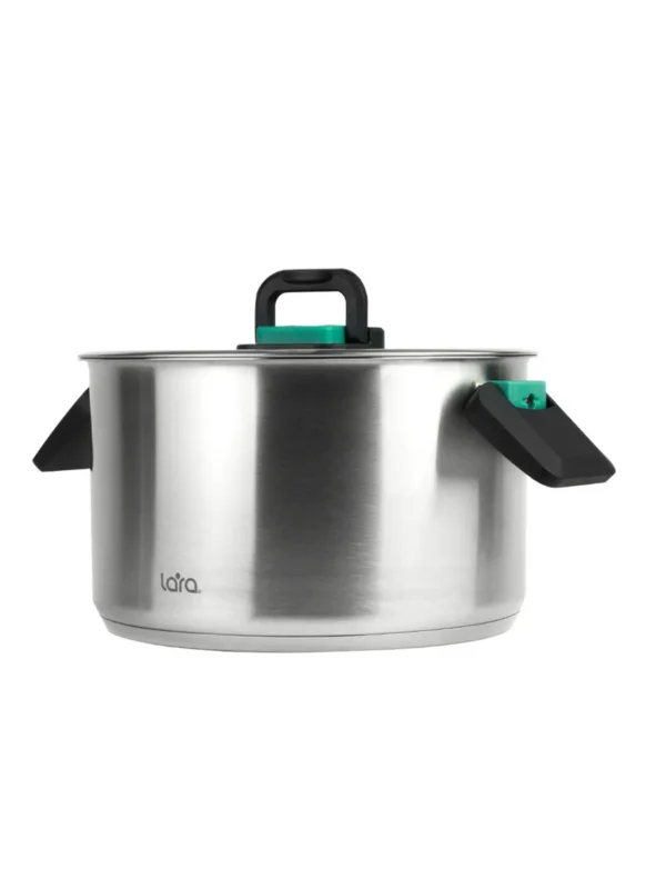 Кастрюля LARA LR02-244 ИЗУМРУД 1
