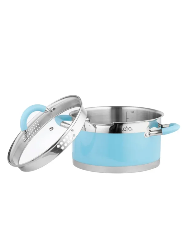 Кастрюля LARA LR02-442 Sky Blue 1
