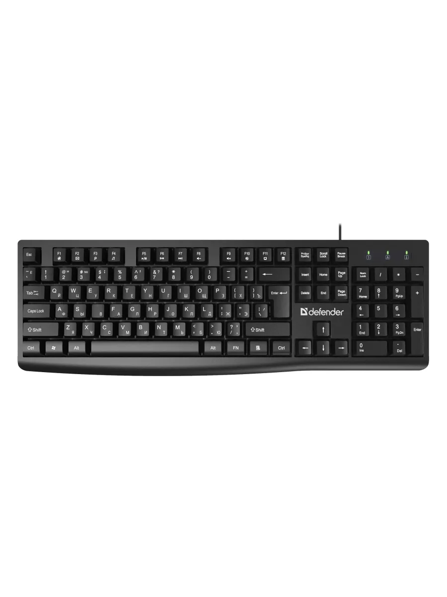 Клавиатура DEFENDER Navigator HB-138 (Черная) 1 Клавиатура DEFENDER Navigator HB-138 (Черная) 1