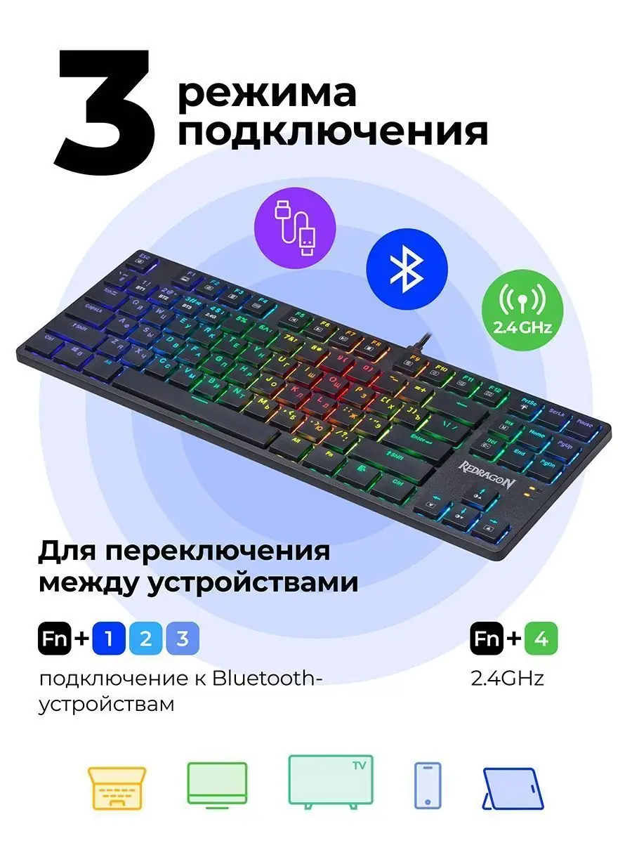 Клавиатура REDRAGON Anubis (black) 1 Клавиатура REDRAGON Anubis (black) 1