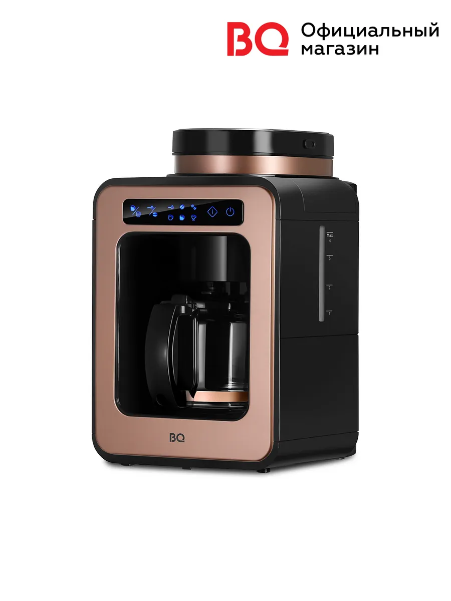 Кофеварка капельная BQ CM7000 (Черный-Розовое Золото) 1 Кофеварка капельная BQ CM7000 (Черный-Розовое Золото) 1