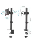 Крепёж настенный Arm Media LCD-301 (Черный) 4