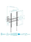 Крепёж настенный Arm Media LCD-413 (Черный) 6