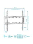 Крепёж настенный KROMAX ELEMENT-3 (Черный) 5