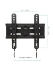Крепёж настенный KROMAX FLAT-6 new black 3